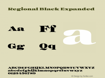 Regional Black Expanded Version 1.000图片样张