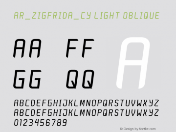 AR_ZigfridaOblique_cy-Light Version 1.003 | wf-rip DC20190905图片样张