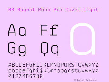 BB Manual Mono Pro CR Light Version 1.000 | wf-rip DC20200205图片样张