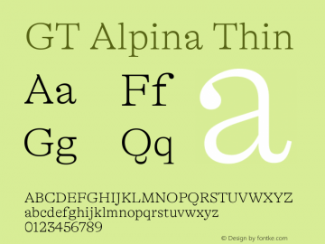 GT Alpina Th Version 2.002图片样张