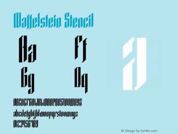 Waffelstein-Stencil Version 001.001图片样张