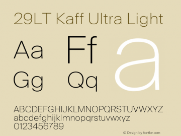 29LTKaff-UltraLight Version 1.000图片样张