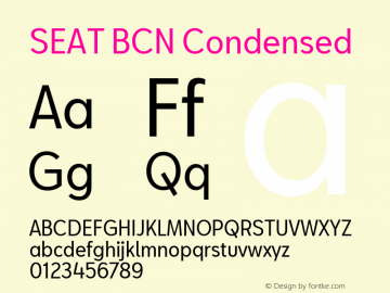 SEAT BCN Condensed Version 2.000图片样张