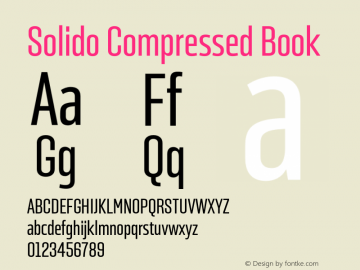 Solido Compressed Book Version 1.001;PS 001.001;hotconv 1.0.70;makeotf.lib2.5.58329图片样张