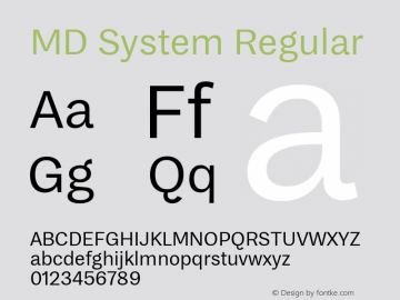 MD System Regular Version 1.001 | wf-rip DC20200905图片样张