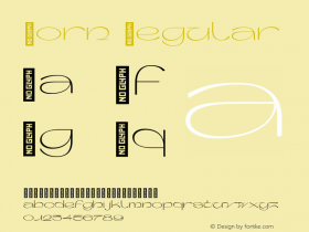 Zorn Regular Version 1.000;PS 001.000;hotconv 1.0.88;makeotf.lib2.5.64775 Font Sample