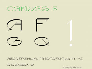 CANVAS Regular Version 1.000;PS 001.000;hotconv 1.0.88;makeotf.lib2.5.64775 Font Sample