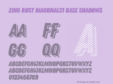 Zing Rust Diagonals1 Base Shadow3 Version 1.000图片样张