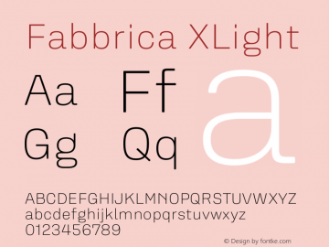 Fabbrica-XLight Version 1.000图片样张