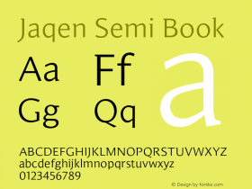 Jaqen Semi Book Version 001.001 June 2020图片样张