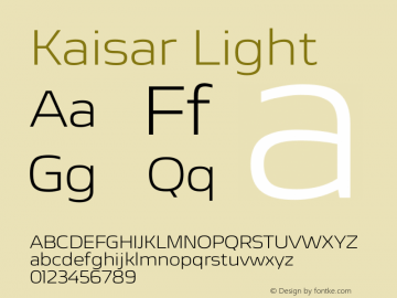 Kaisar-Light Version 1.000 | wf-rip DC20200605图片样张