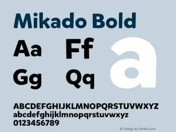 Mikado Bold 2.000 | wf-rip DC20200430图片样张