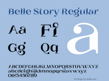 Belle Story Regular Version 1.000 | w-rip DC20200725图片样张