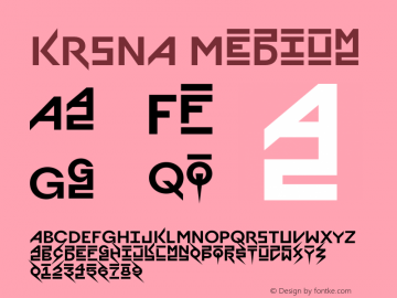 KRSNA-Medium Version 2.500图片样张