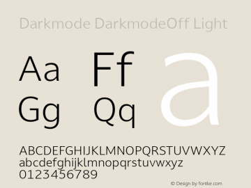 Darkmode DarkmodeOff Light Version 1.010 | w-rip DC20200520图片样张