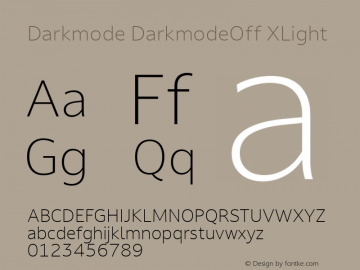 Darkmode DarkmodeOff XLight Version 1.010 | w-rip DC20200520图片样张