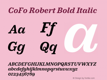 CoFo Robert Bold Italic V�e�r�s�i�o�n� �2�.�0�0�1�;�h�o�t�c�o�n�v� �1�.�0�.�1�1�3�;�m�a�k�e�o�t�f�e�x�e� �2�.�5�.�6�5�5�9�8图片样张