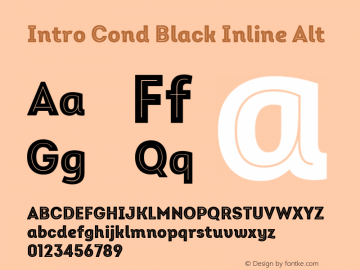 Intro Cond Black Inline Alt Version 2.000图片样张