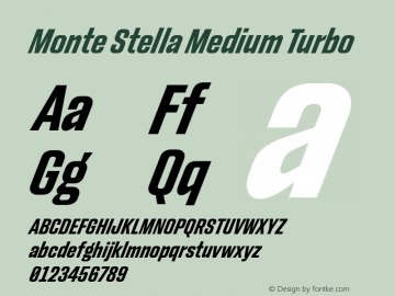 Monte Stella Medium Turbo Version 1.101 | w-rip DC20200505图片样张