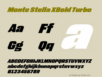 Monte Stella XBold Turbo Version 1.101 | w-rip DC20200505图片样张
