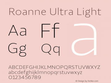 Roanne Ultra Light 1.000图片样张
