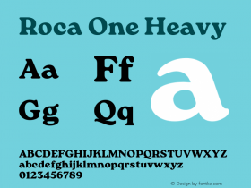 Roca One Heavy 1.000图片样张