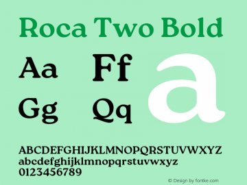 Roca Two Bold 1.000图片样张