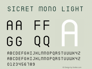 Sicret Mono Light 1.0图片样张