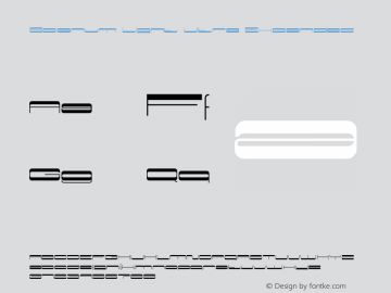 Solanum Light Ultra Expanded 1.000 Font Sample