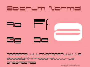 Solanum Normal 1.000 Font Sample