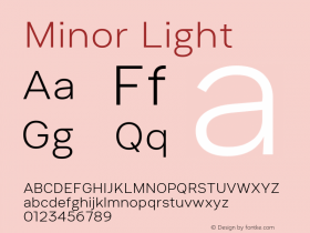 Minor Light 001.000图片样张