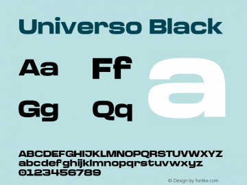 Universo Black 1.019图片样张