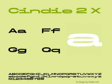 Cindie 2 X Version 1.000 | wf-rip DC20200325图片样张