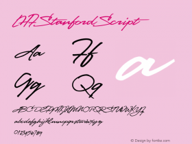 LHFStanfordScript ☞ (1.0) ;com.myfonts.letterheadfonts.lhf-stanford-script-2.lhf-stanford-script.wfkit2.3AAR图片样张