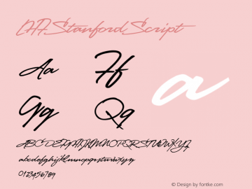 LHFStanfordScript ☞ (1.0) ;com.myfonts.easy.letterheadfonts.lhf-stanford-script-2.lhf-stanford-script.wfkit2.version.3AAR图片样张