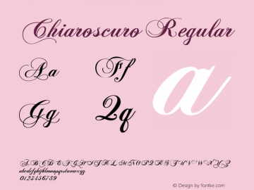 Chiaroscuro Regular 001.000图片样张