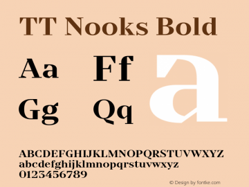 ☠TT Nooks Bold Version 1.000TT-Nooks-Bold-TTwebKit Font Sample