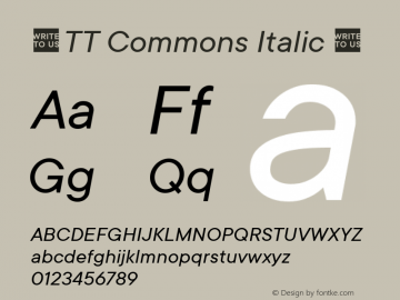 ☠TT Commons Italic Version 2.100TT-Commons-Italic-TTwebKit Font Sample