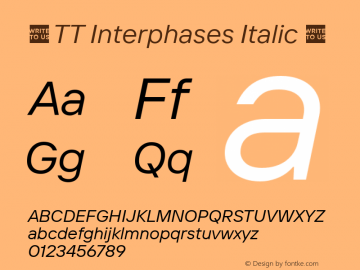 ☠TT Interphases Italic Version 1.030TT-Interphases-Italic-TTwebKit图片样张
