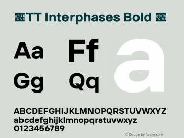 ☠TT Interphases Bold Version 1.030TT-Interphases-Bold-TTwebKit图片样张