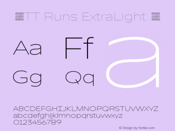 ☠TT Runs ExtraLight Version 1.000TT-Runs-ExtraLight-TTwebKit图片样张