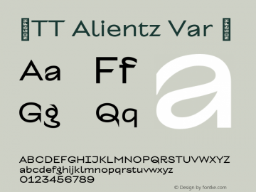 ☠TT Alientz Var Version 1.000TT-Alientz-Var-TTwebKit Font Sample