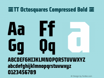 ☠TT Octosquares Compressed Bold 1.000TT-Octosquares-Compressed-Bold-TTwebKit Font Sample