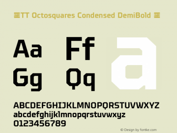 ☠TT Octosquares Condensed DemiBold 1.000TT-Octosquares-Condensed-DemiBold-TTwebKit图片样张