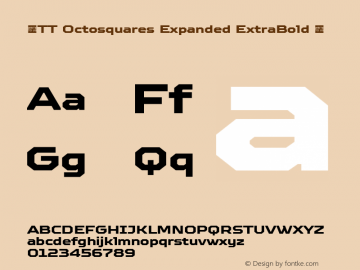 ☠TT Octosquares Expanded ExtraBold 1.000TT-Octosquares-Expanded-ExtraBold-TTwebKit Font Sample