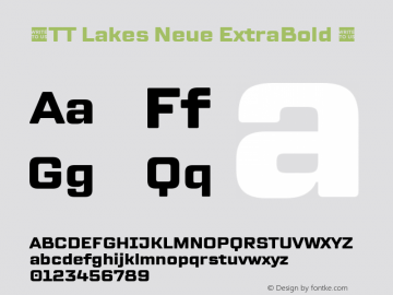 ☠TT Lakes Neue ExtraBold 1.000.18052020TT-Lakes-Neue-ExtraBold-TTwebKit图片样张