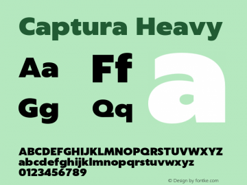 Captura-Heavy Version 1.001 | wf-rip DC20190905 Font Sample