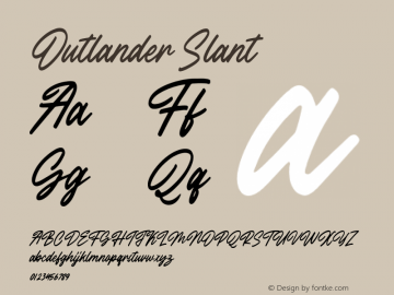Outlander Slant Version 1.000 | w-rip DC20190830图片样张