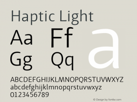Haptic-Light Version 1.000图片样张