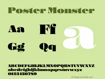 Poster-Monster Version 1.000 | w-rip DC20160725图片样张